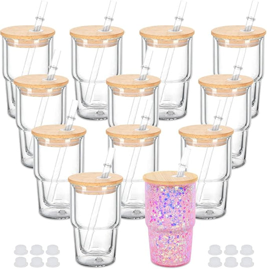 3oz snowglobe shot glass
